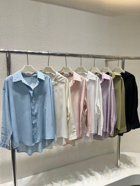 Casual Collar Down Formal Shirts